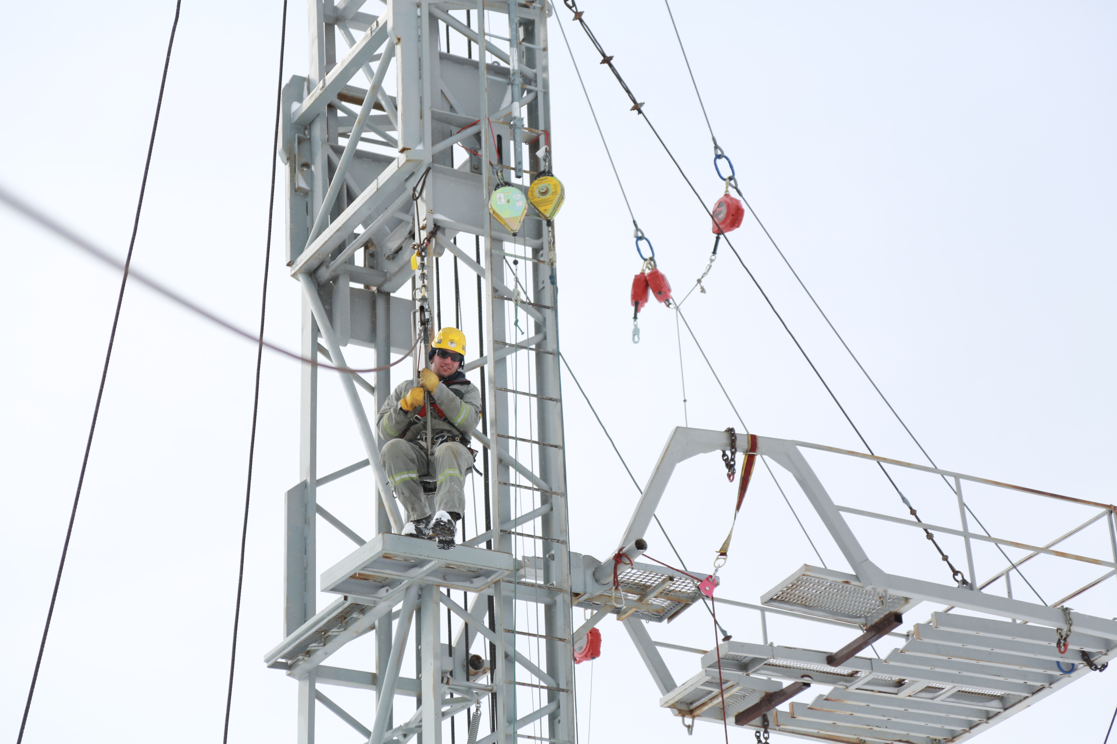 fall protection and elevated work platform safety training edmonton devon